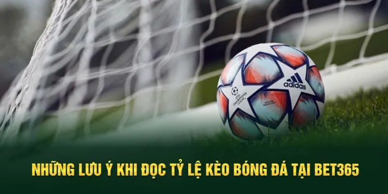Lưu ý cần biết để đọc tỷ lệ kèo bóng đá