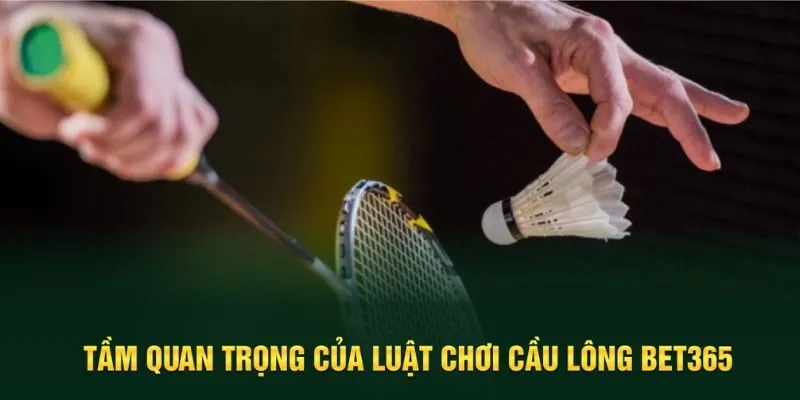 Sự quan trọng của luật chơi cầu lông Bet365