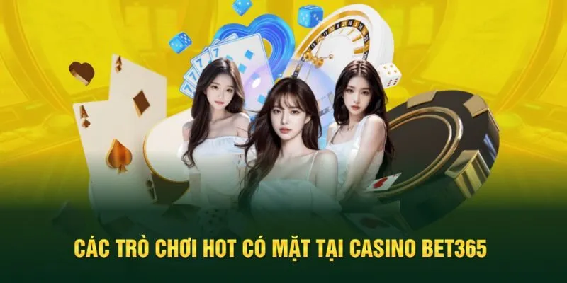 Trò chơi hot tại sảnh casino nhà cái
